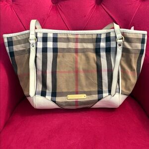 Burberry Bridle House Check Canterbury tote